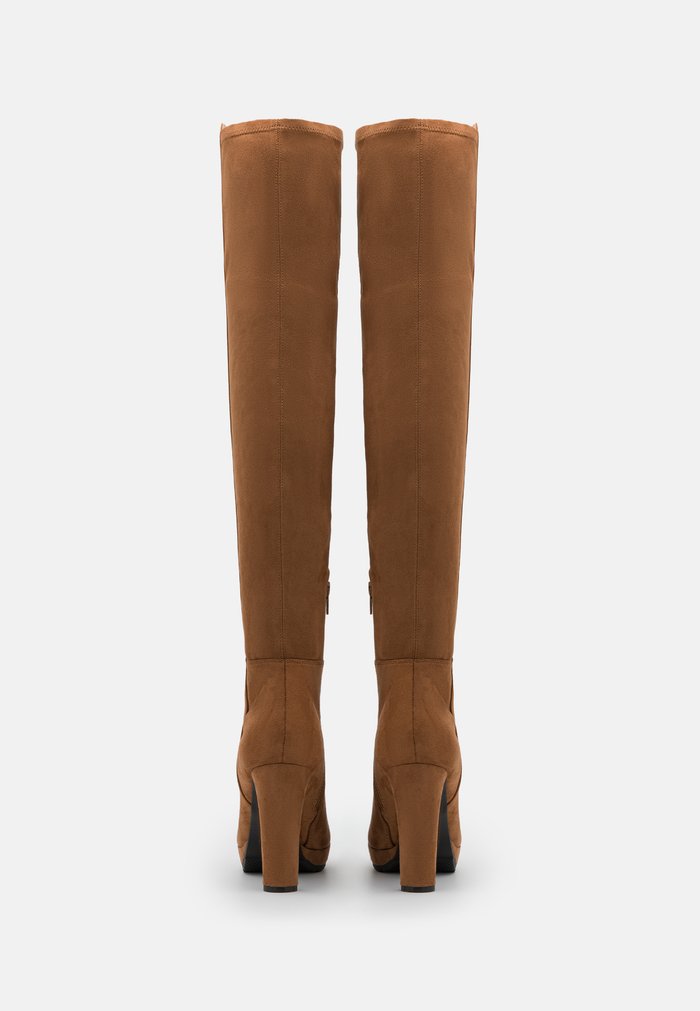 Bottes Anna Field Over the knee Marron Femme | OQL-5143103